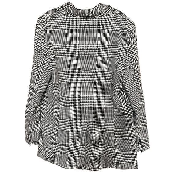 Rachel Zoe NWOT Plaid Oversized Blazer Sz L - Picture 3 of 6